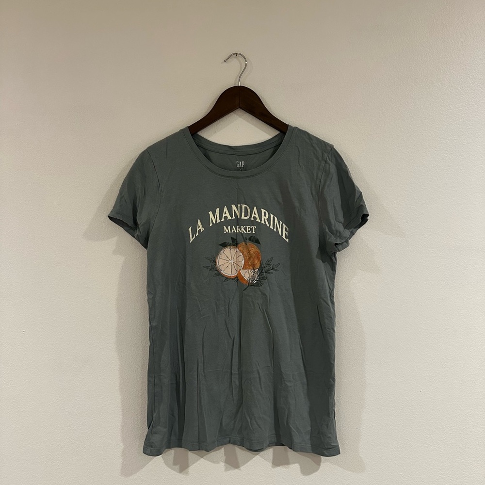 GAP Favorite Tee - Sage Green Crew Neck